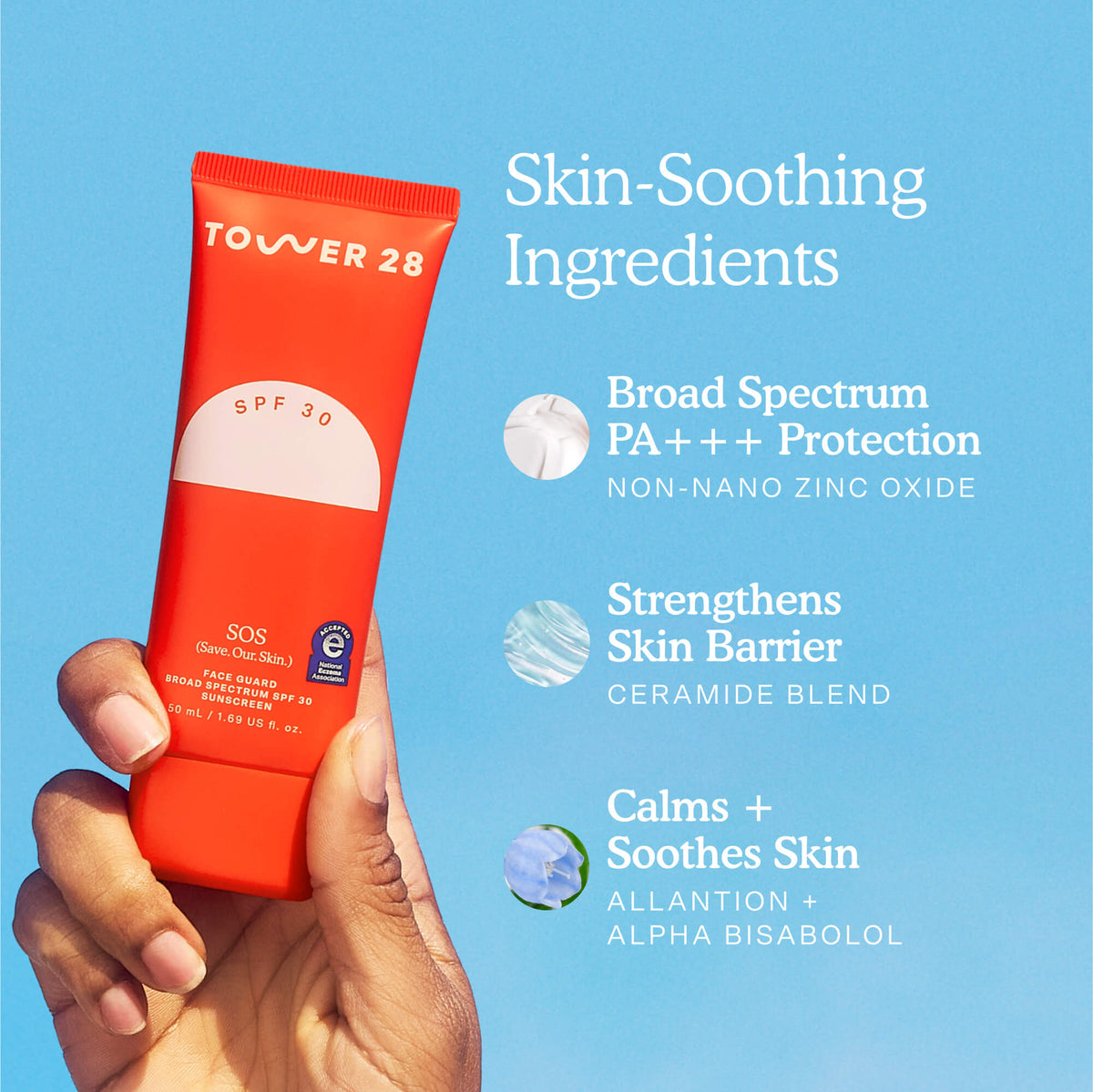 SOS FaceGuard™ SPF 30 Sunscreen PA+++ E5